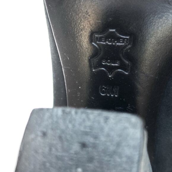 Tory Burch Black Suede Leather Cap-Toe Booties | Parisian Street Style Fall Edit - Picture 11 of 16